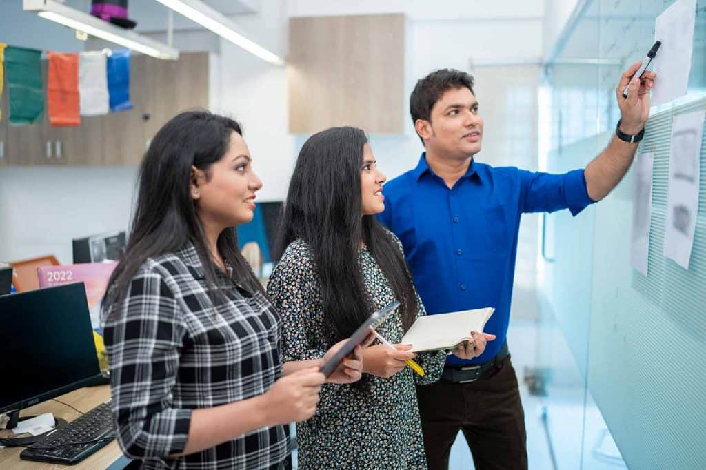 People working affordable image editing company